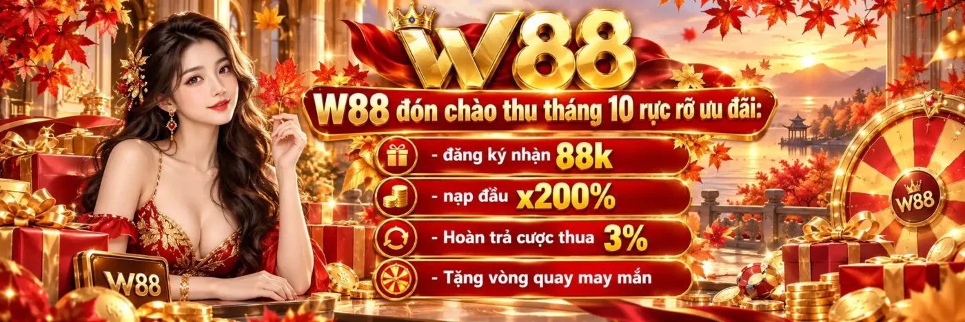 W88 7 W88 với nội dung " W88 ưu đãi tháng 10